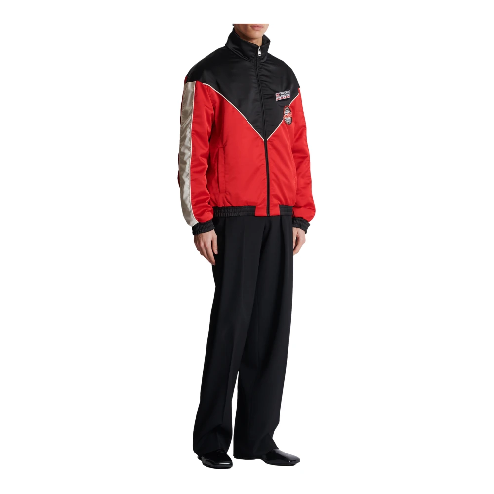 Balmain Satin Racing jack in drie kleuren Red Heren