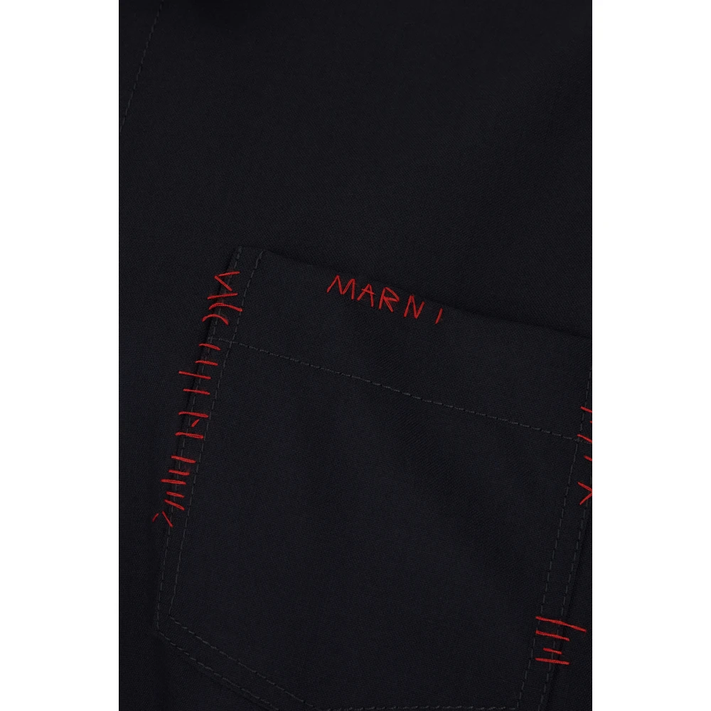 Marni Stijlvolle Overhemden Collectie Black Heren