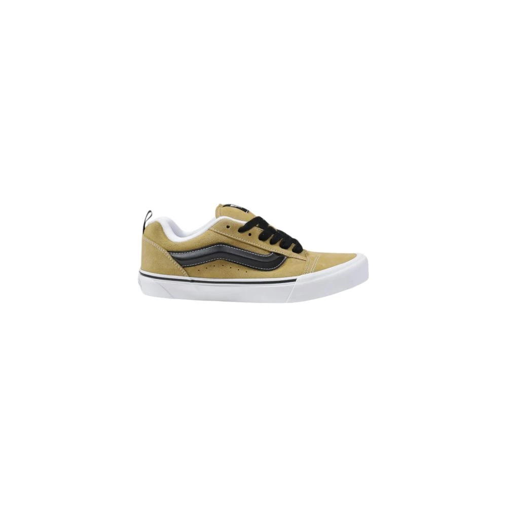Vans Men's Beige Sneakers,, Brown Leather Sneaker Shoes Size 7 Uk