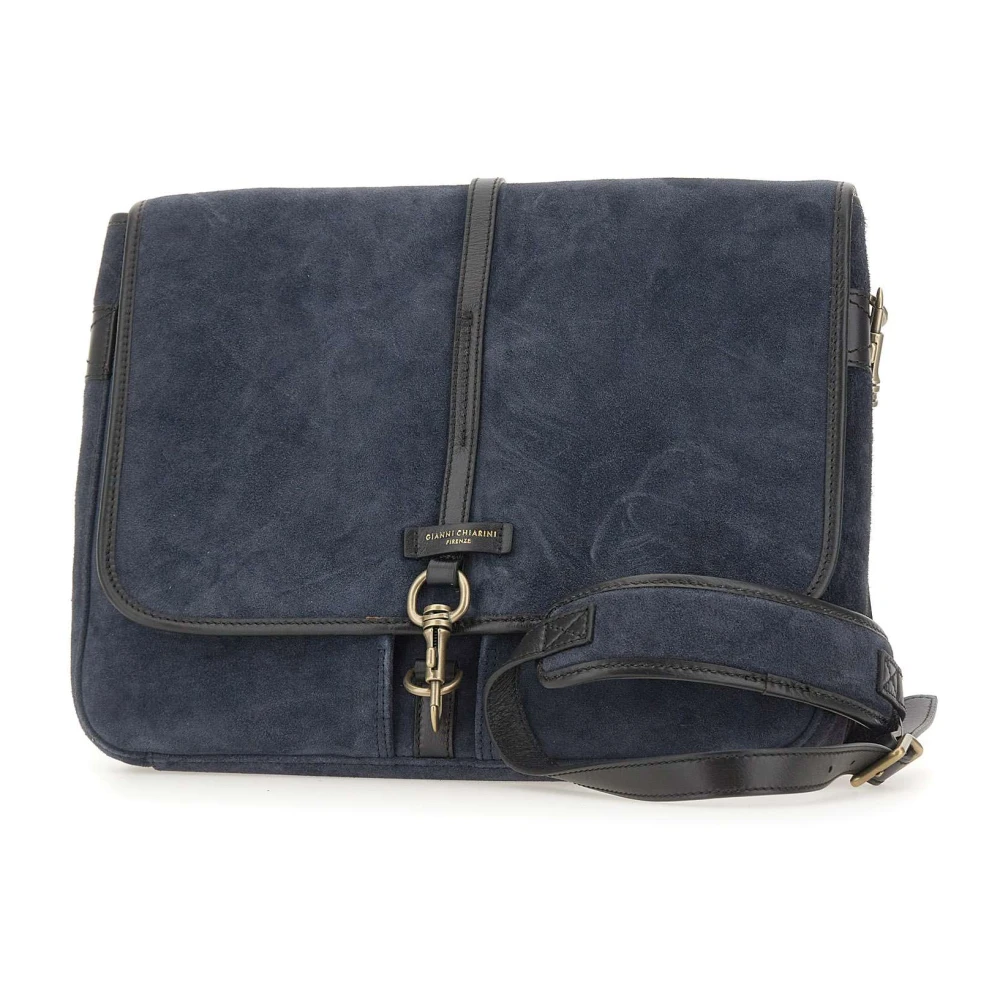 Gianni Chiarini Women's Blue Cross Body Bags, One Size, Berlino Crossbody Bag