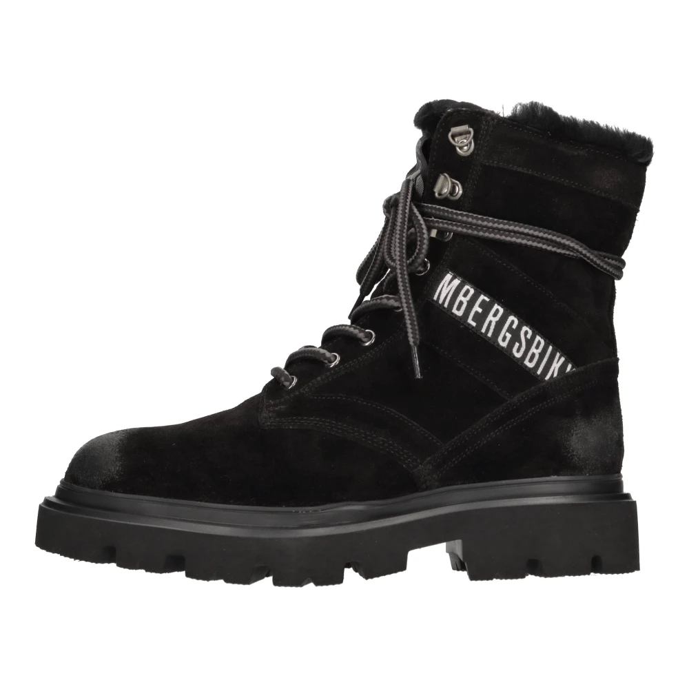 Bikkembergs Mannelijk Zwart Schoenen Heren, 46 Eu, Suède, Laarzen