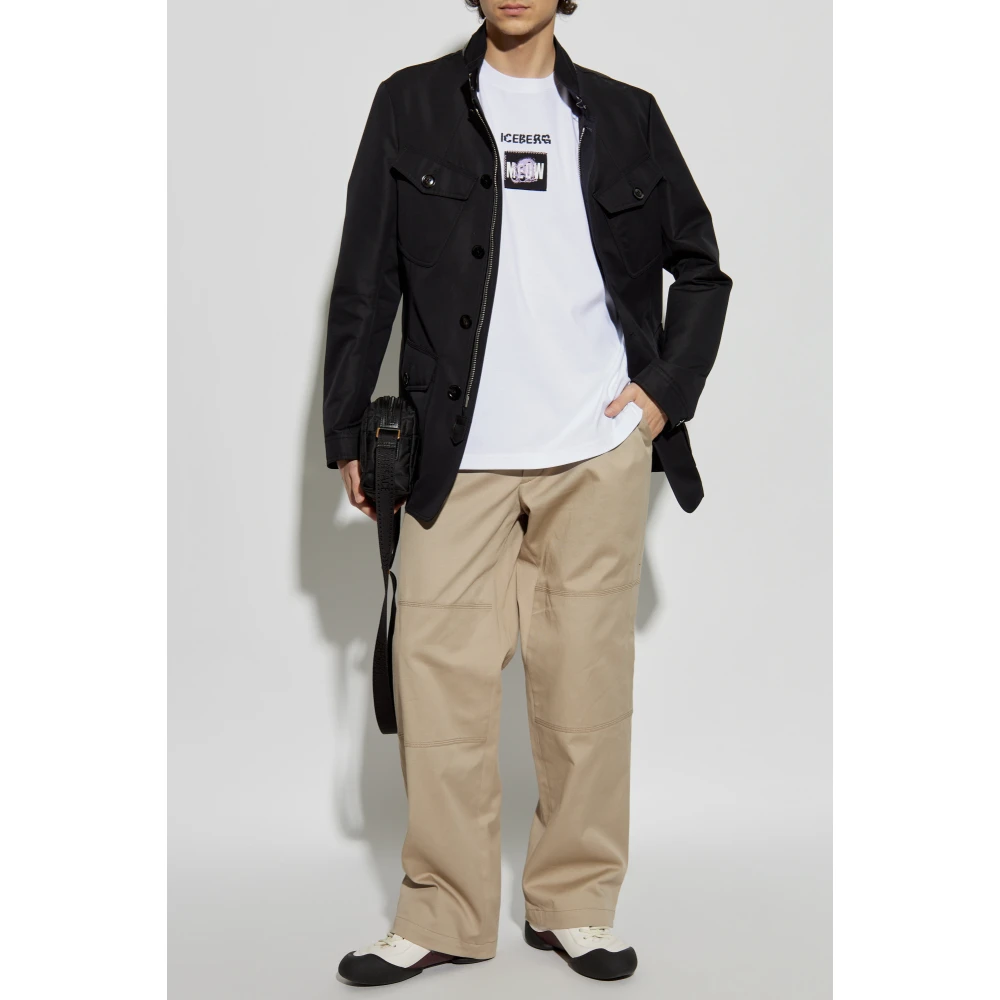Iceberg T-shirt met patches White Heren