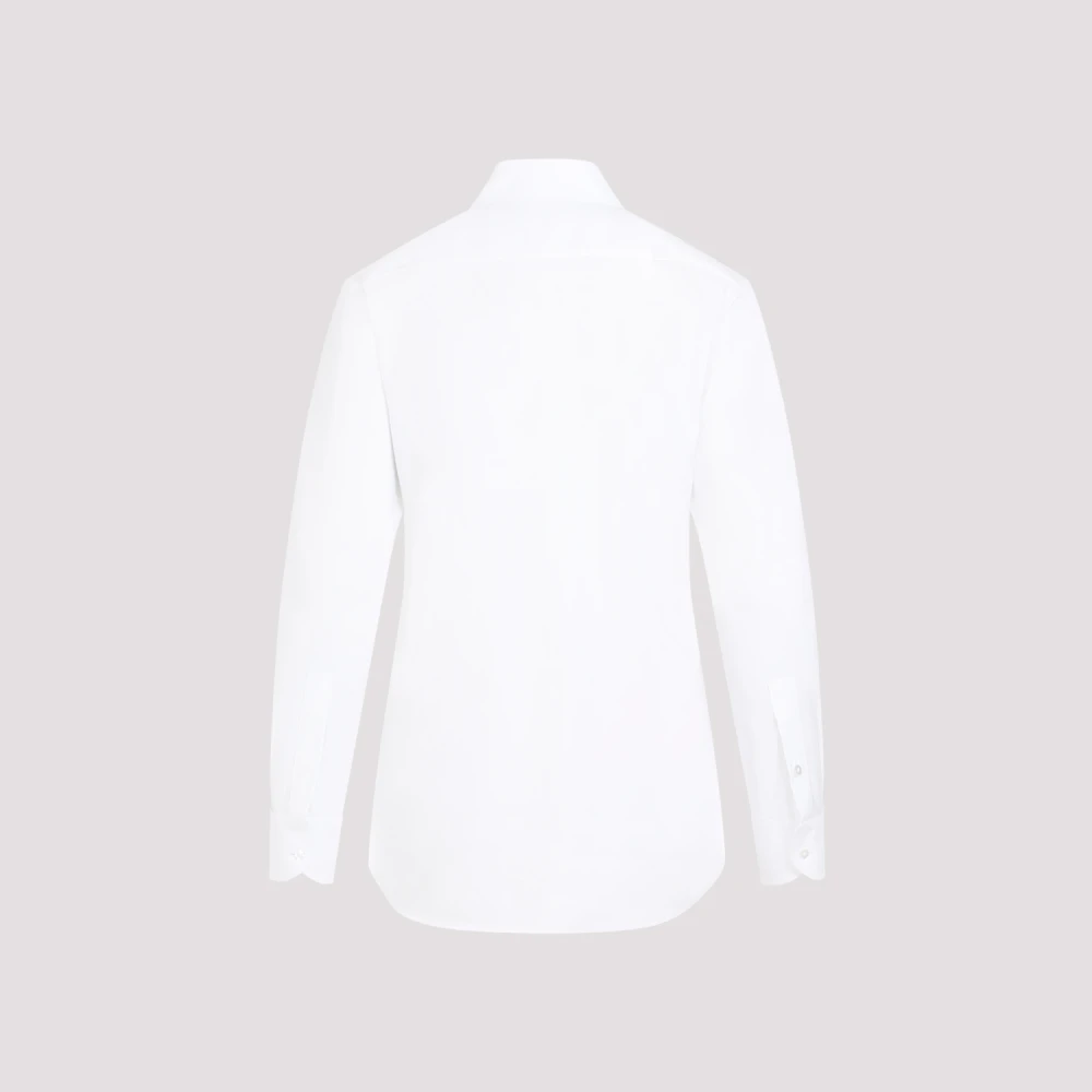 The Row Witte Katoenen Overhemd Klassieke Kraag White Dames