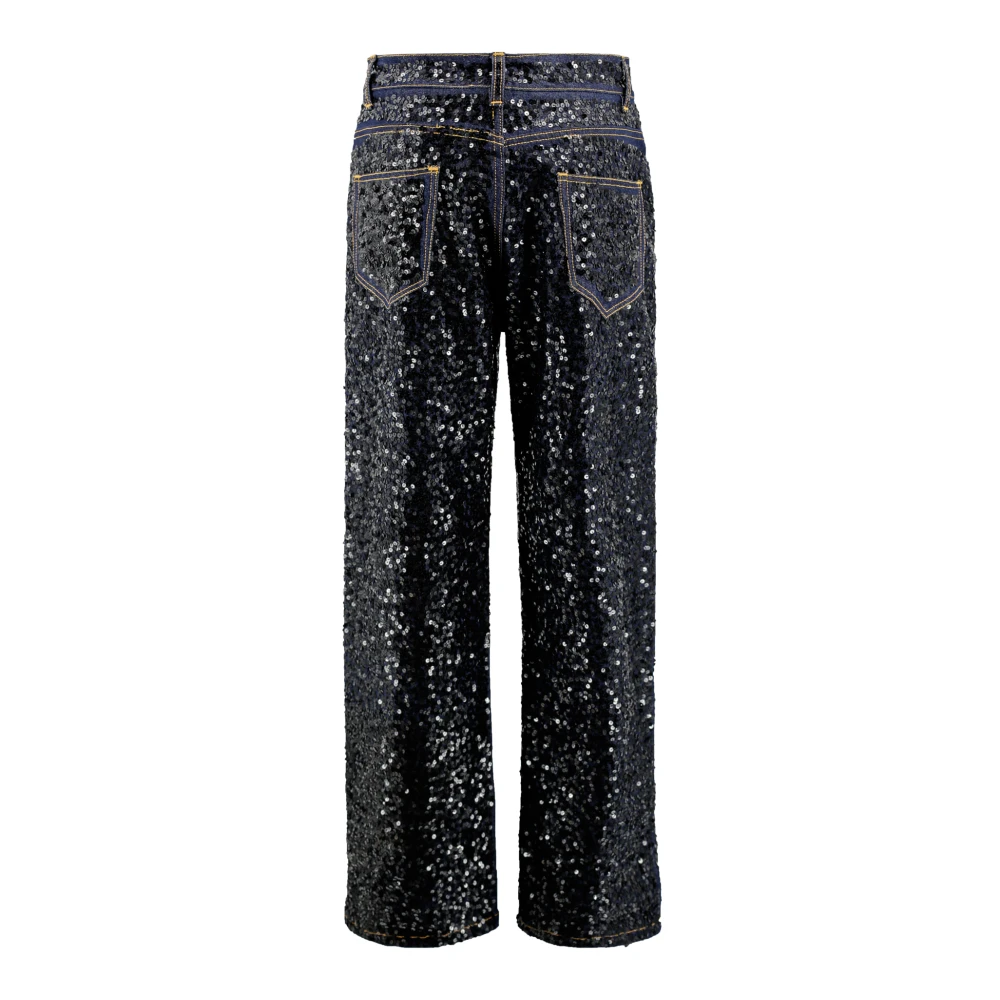 P.a.r.o.s.h. Blauwe jeans voor een stijlvolle look Blue Dames