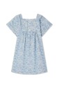 robe-bleue-a-imprime-floral