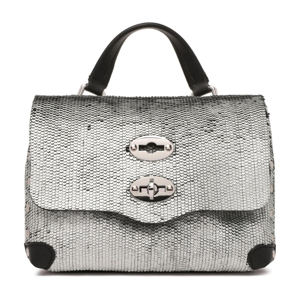 Zanellato Women's Gray Handbags, One Size, Postina Baby Handbag
