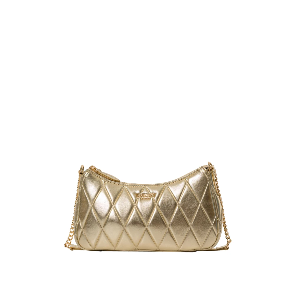 Twinset Women's Yellow Shoulder Bags, One Size, Quilted Shoulder Bag