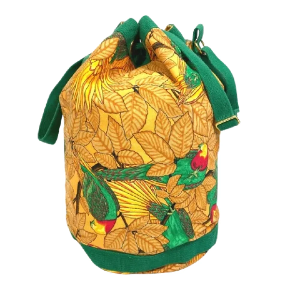 Hermès Vintage Pre-owned Cotton shoulder-bags Multicolor Dames