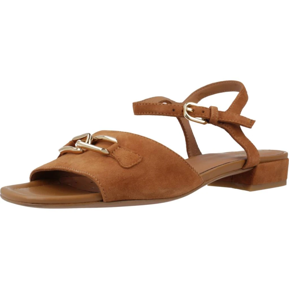 Geox Flat Sandals Brown Dames