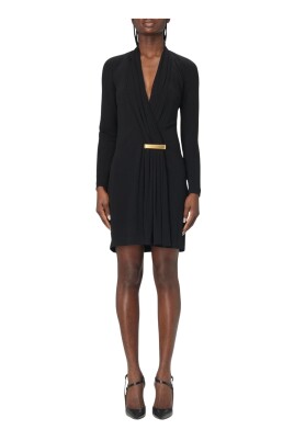 elegant-black-jersey-dress-gold-accent