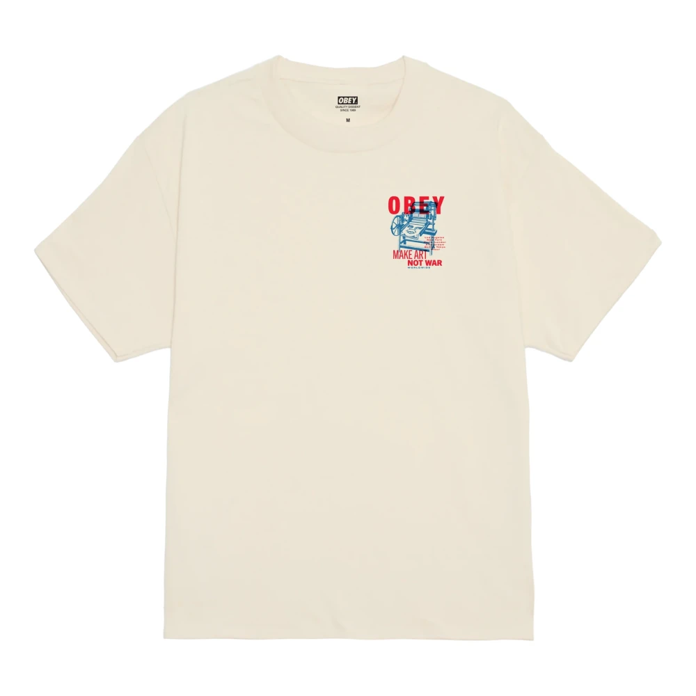 Obey - Tops > T-Shirts - Beige - Obey - Modalova