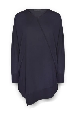 Asymmetrisk topp i bomull och modal