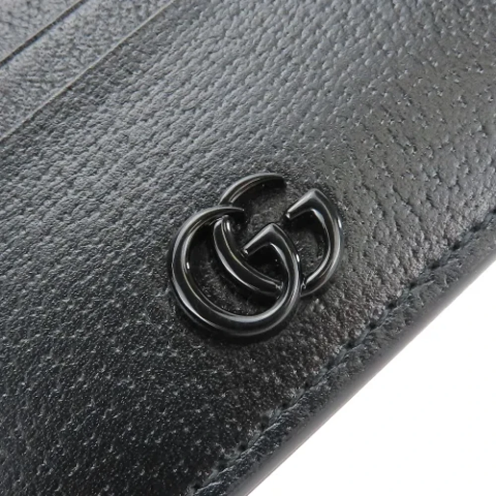 Gucci Vintage Pre-owned Leather wallets Black Dames