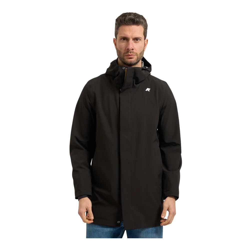 K-Way Uomo Nero Giacche, 3XL, New,