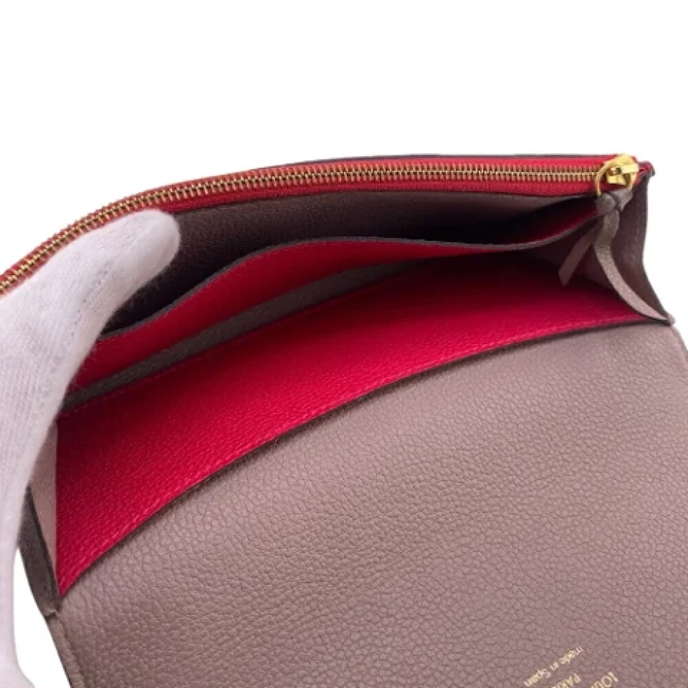 Louis Vuitton Vintage Pre-owned Leather wallets Pink Dames