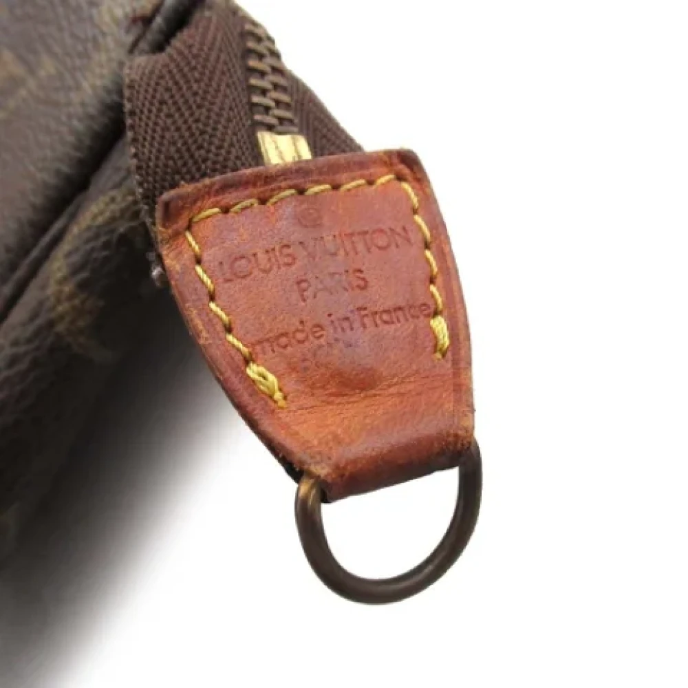 Louis Vuitton Vintage Pre-owned Canvas clutches Brown Dames