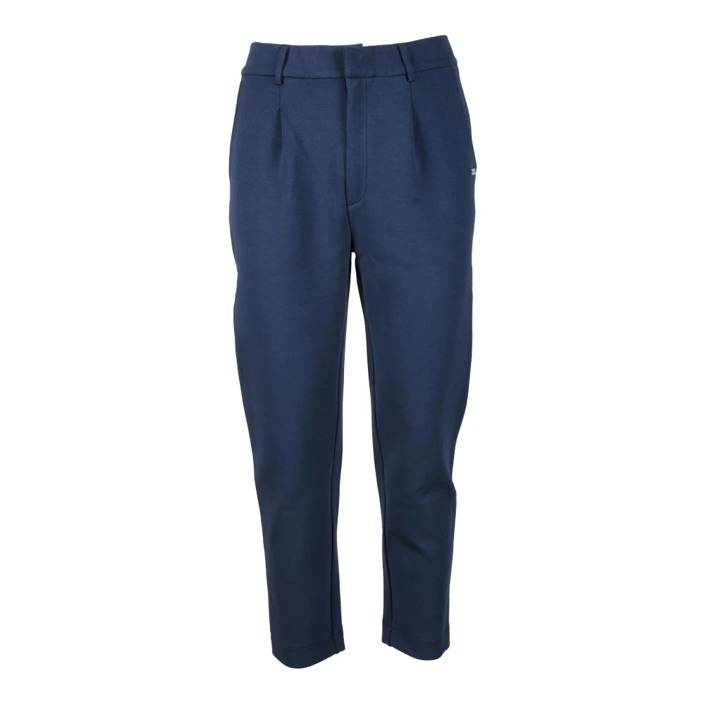 Sun68 Katoenmix Stretch Broek Blue Heren