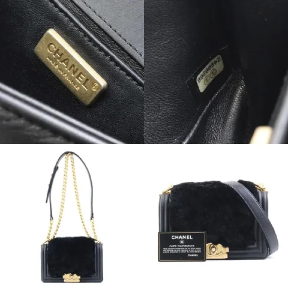 Chanel Vintage Pre-owned Fur chanel-bags Black Dames