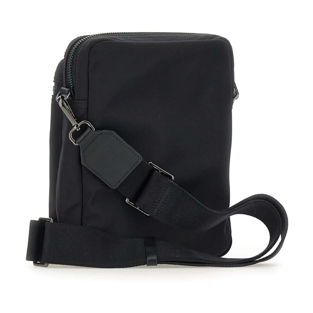 Gianni Chiarini Zwarte Nylon Oslo Schoudertas Black Heren