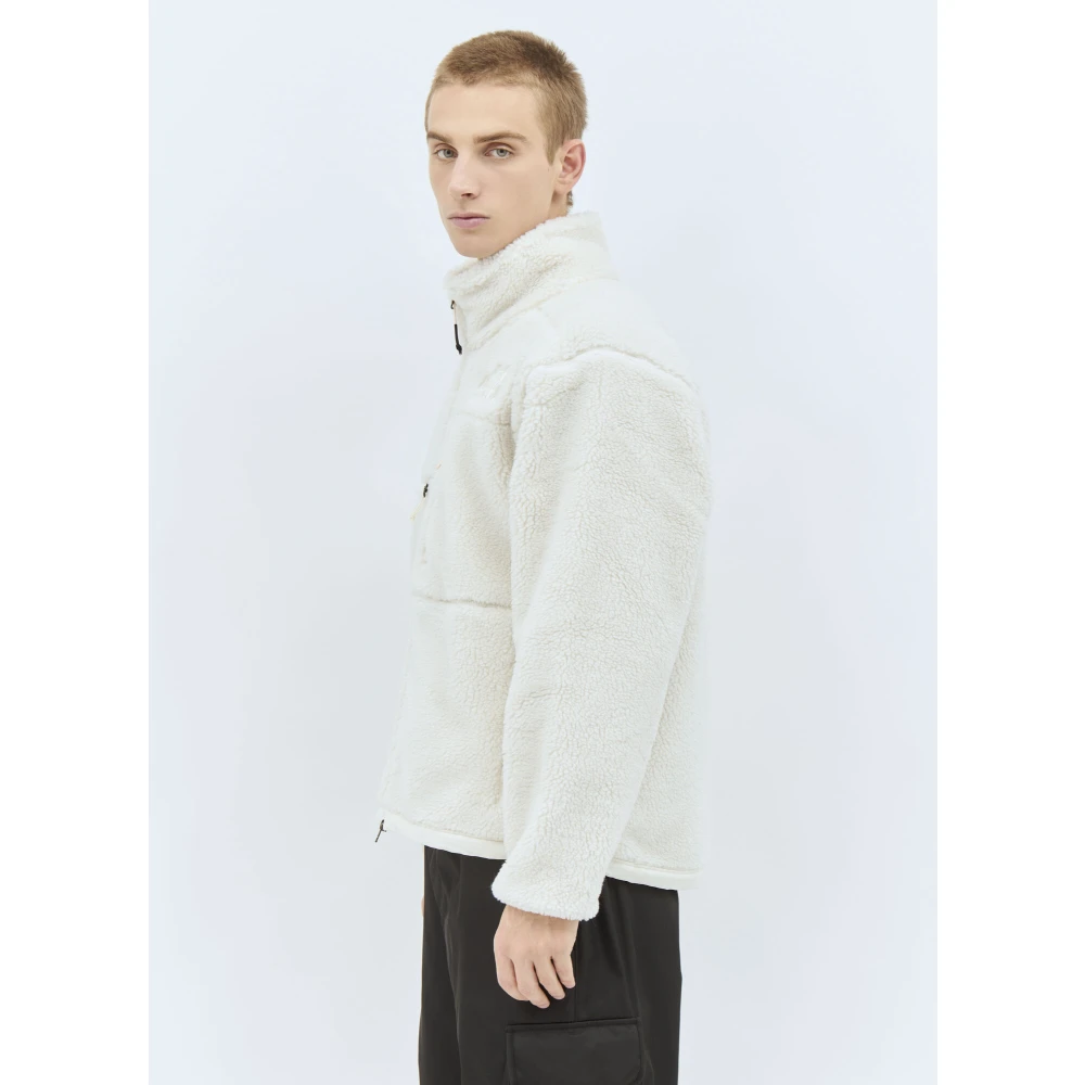 The North Face Fleece Weave Jas met Logo Motif Beige Heren