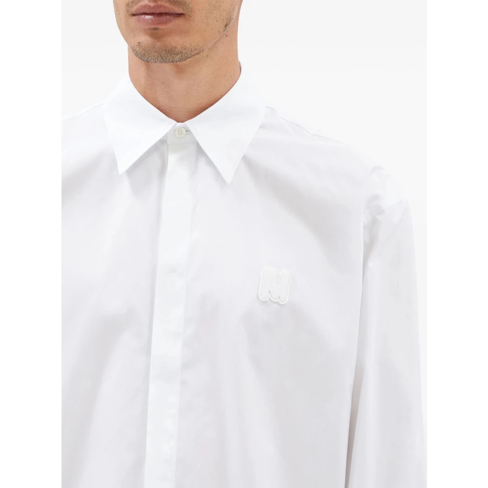 Msgm Witte Klassieke Shirt White Heren