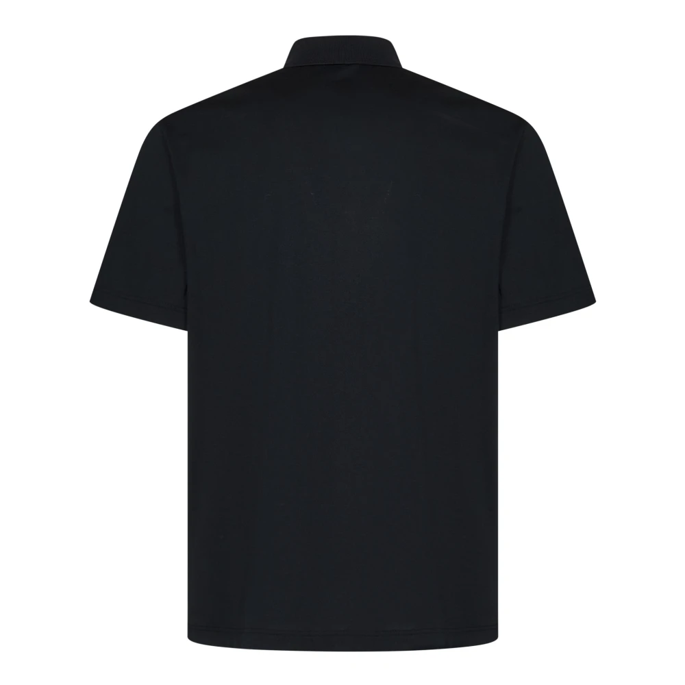 Brioni Polo Shirts Black Heren