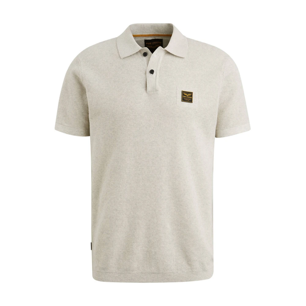 PME LEGEND Heren Polo's & T-shirts Short Sleeve Polo Cotton Wit