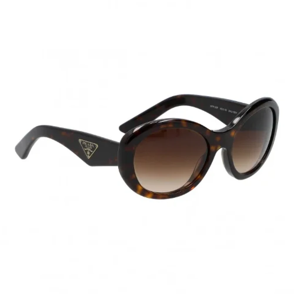 Prada Vintage Pre-owned Fabric sunglasses Brown Dames