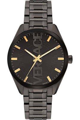 v-vertical-stainless-steel-watch-black
