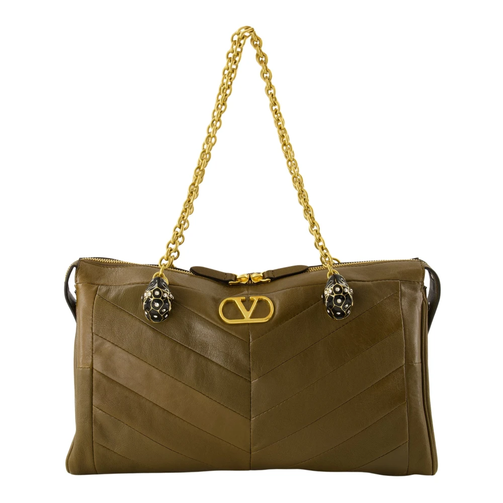 Valentino Garavani Women's Brown Panthea Bag - Shoulder Bags - One Size - Bags