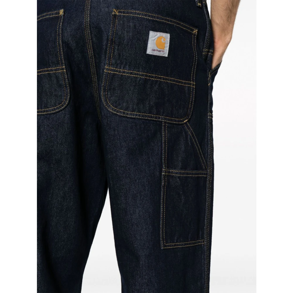 Carhartt WIP Dubbele Knie Werkbroek Blue Heren