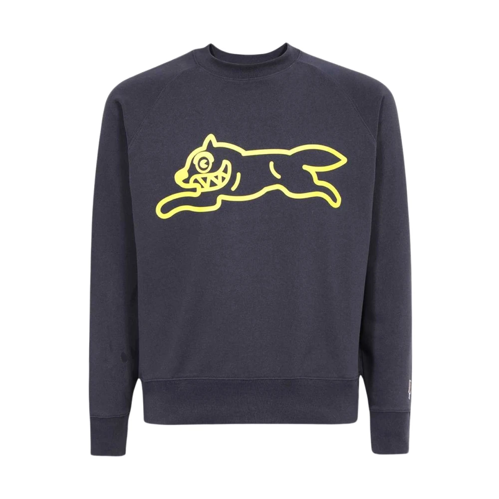 Icecream Katoenen Sweatshirt met Logodetail Blue Heren