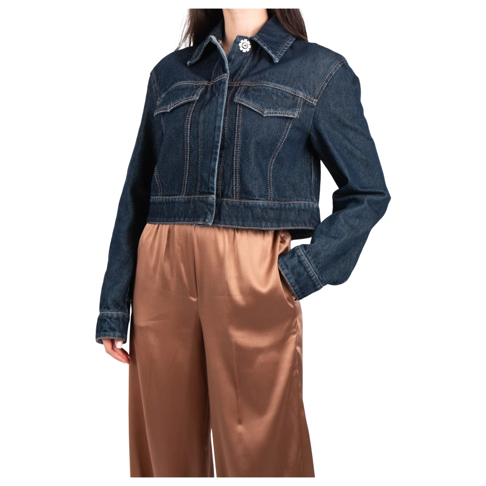 SPORTMAX Midnight Blue Jas Blue Dames