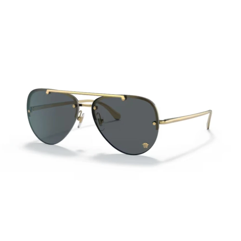 Versace Unisex Yellow Sunglasses, 60 Mm, Ve2231 Pilot Sunglasses