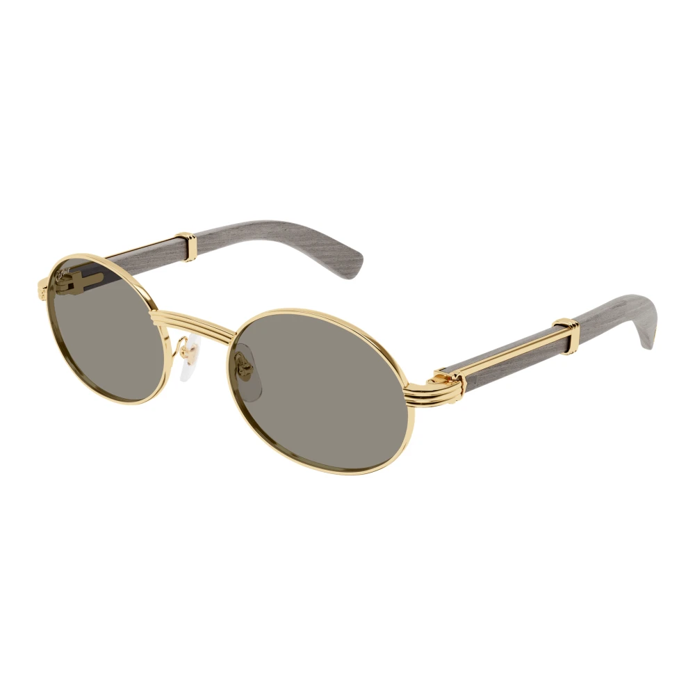 Cartier Men's Yellow Sunglasses, 53 Mm, Ct0464s Sunglasses