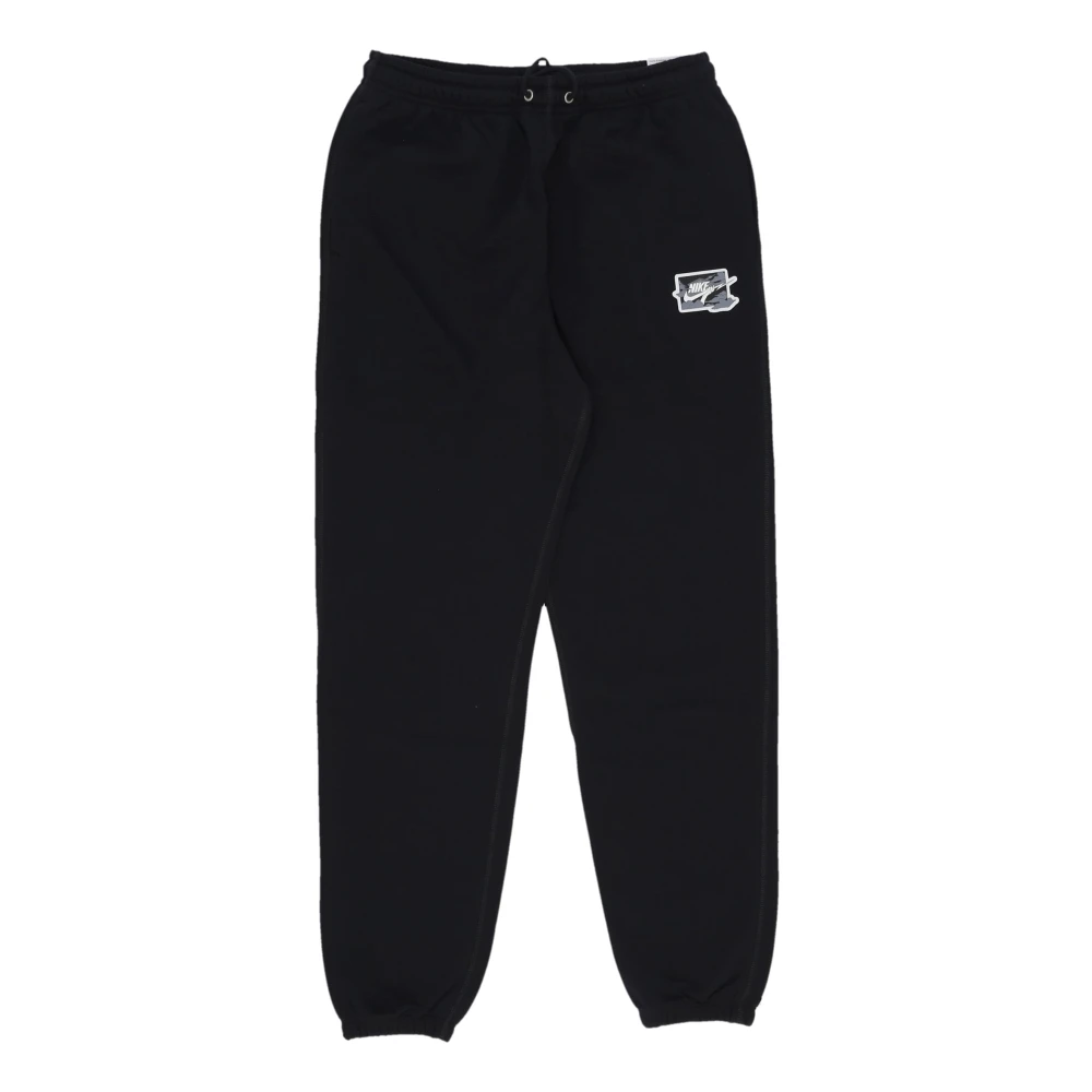 Nike Lichte Suitbroek met Manchetten Black Heren