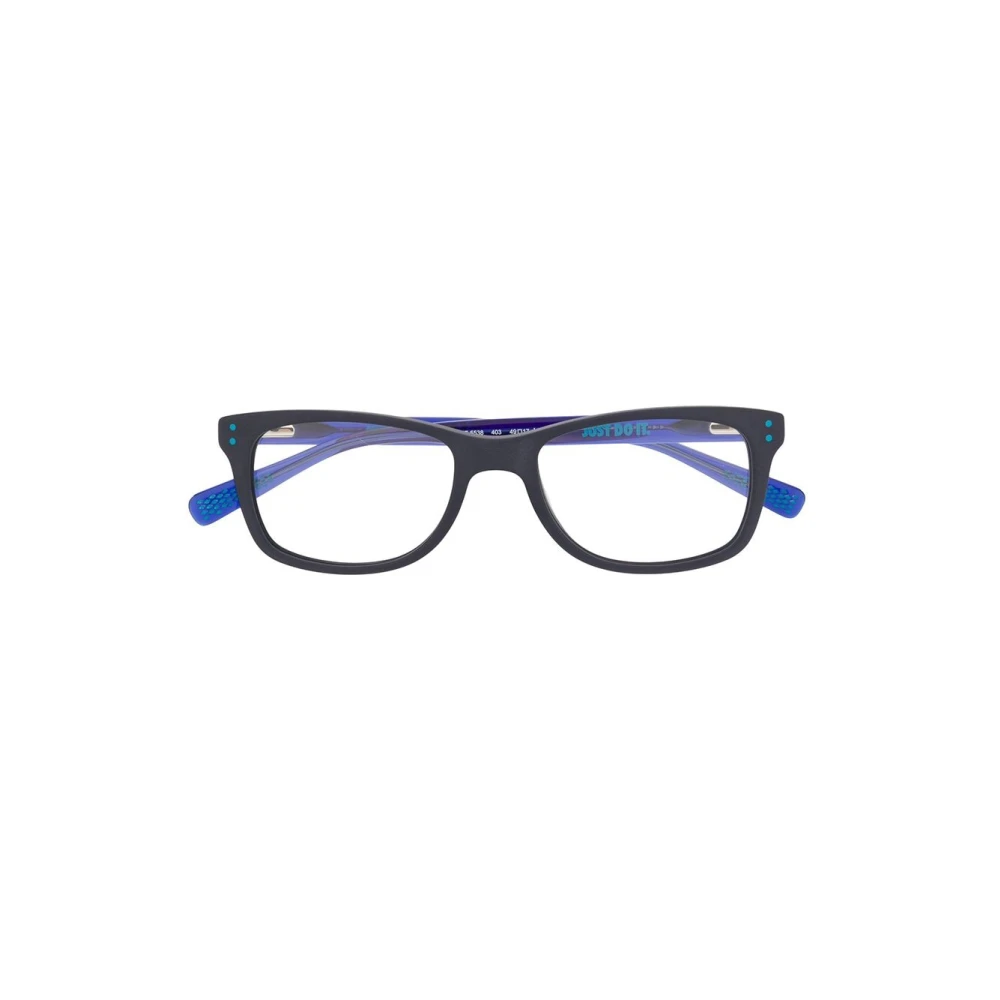 Nike Zwarte Optische Monturen Black Unisex