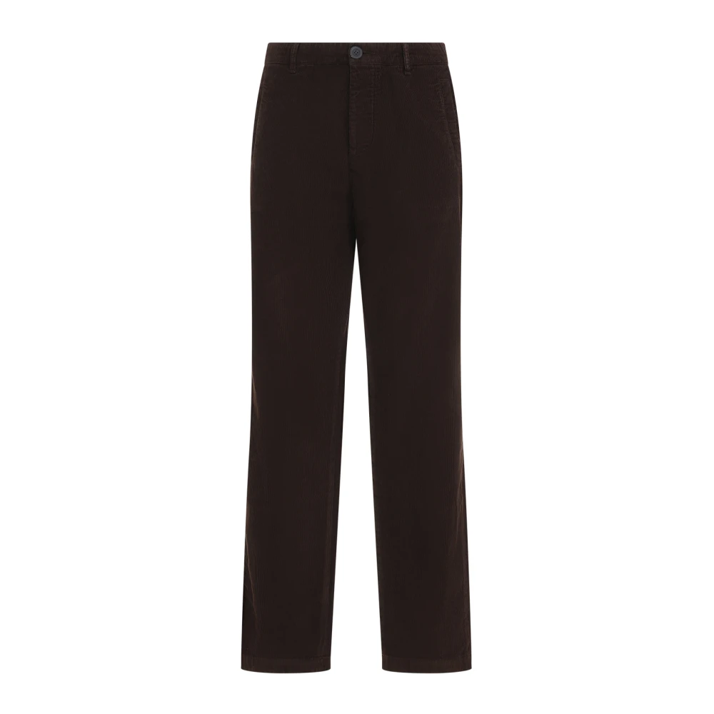 Ranra Men's Brown Straight Trousers,, Cotton Trendy Trousers Aw24 Large