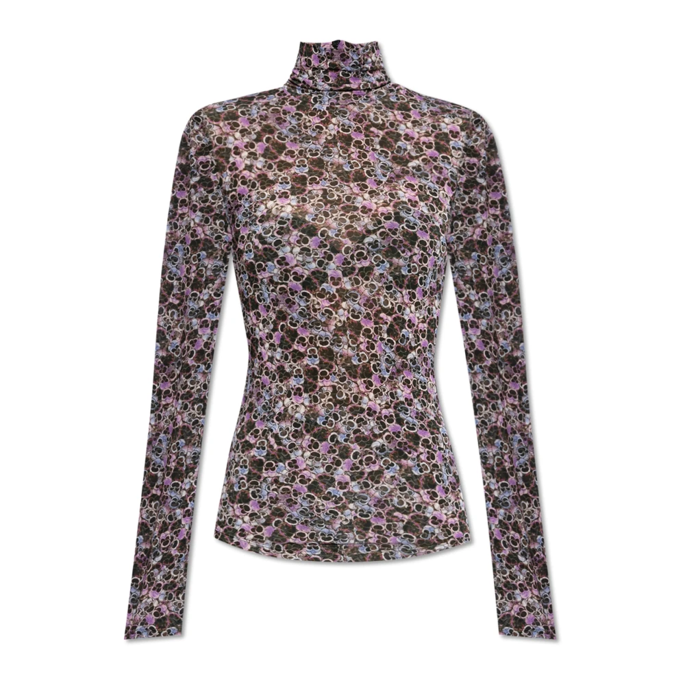 Isabel marant Turtleneck top `Joyela` Purple Dames