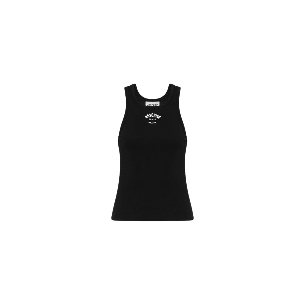 Moschino Donna Nero Top, M, New,