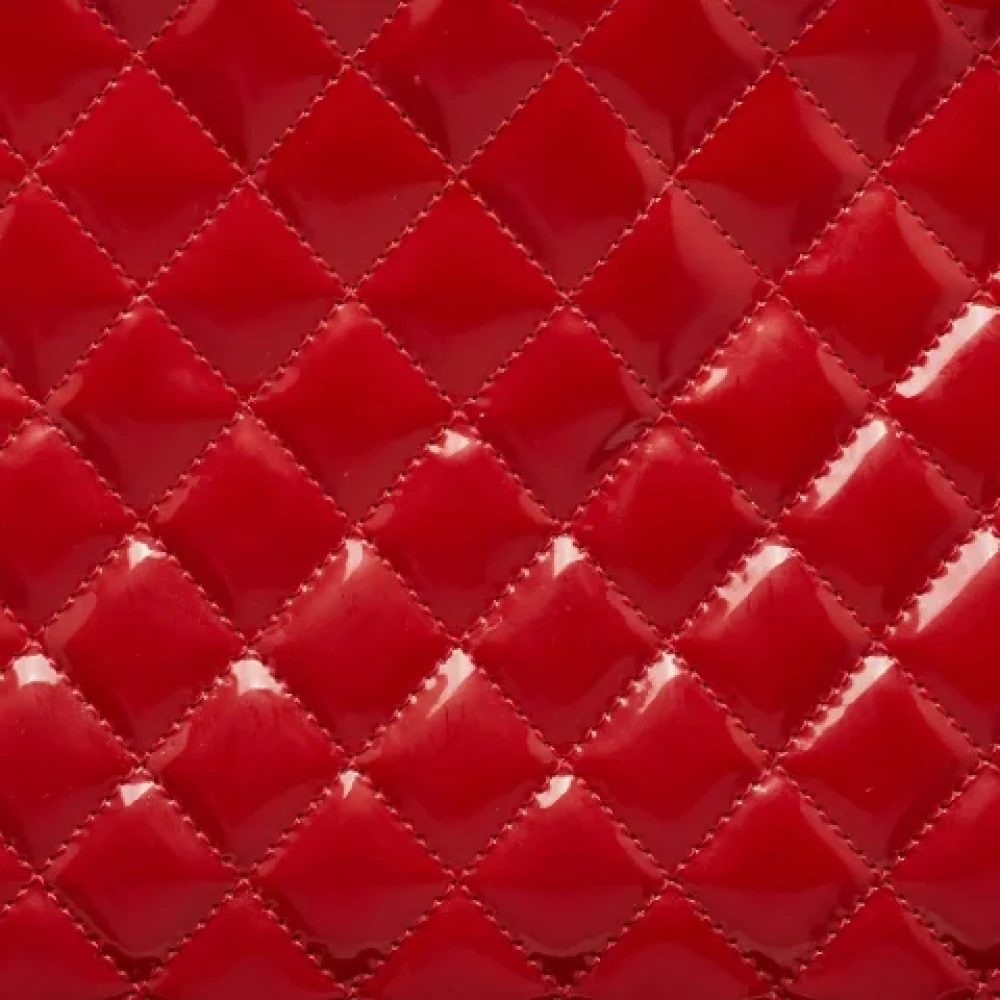 Chanel Vintage Pre-owned Leather chanel-bags Red Dames