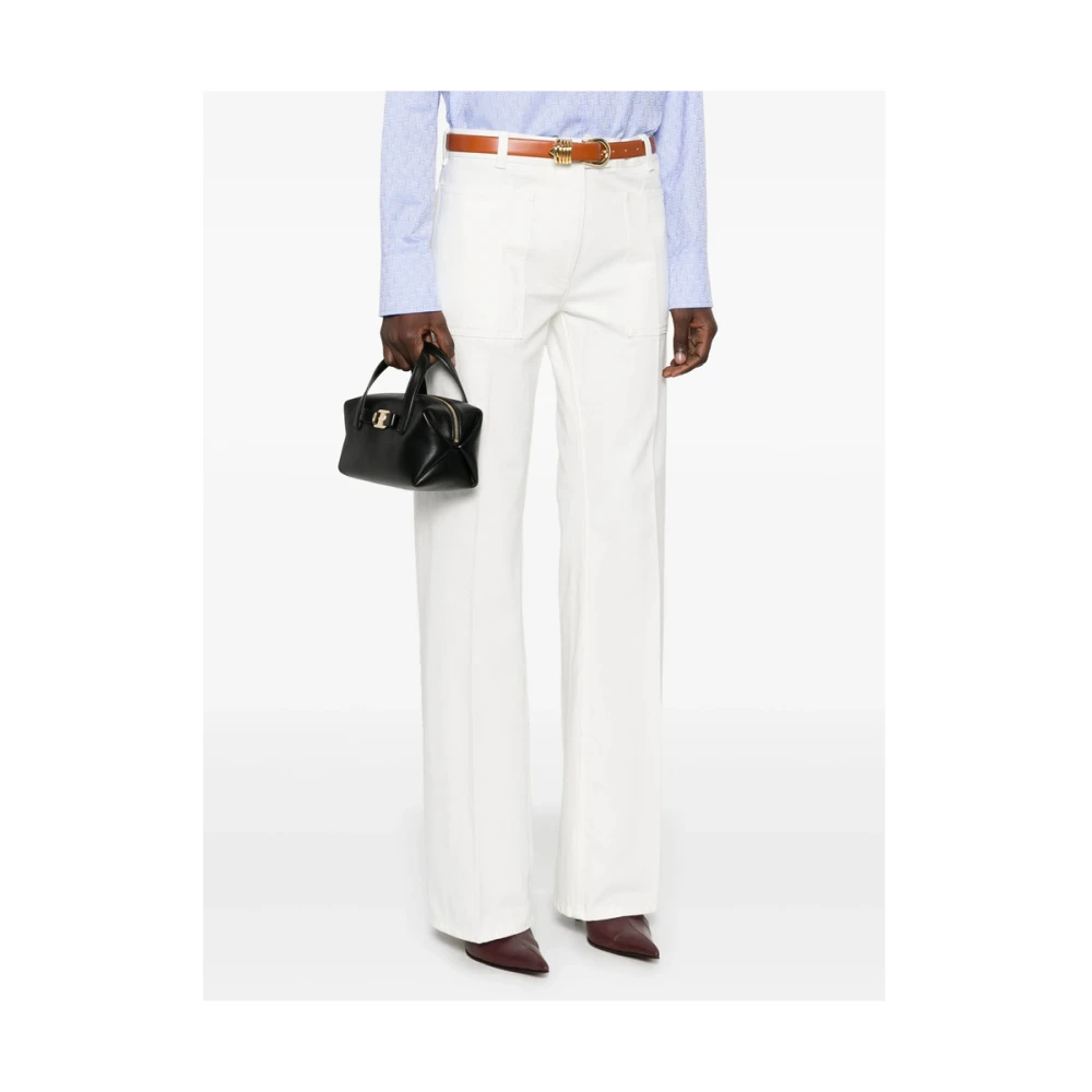 Salvatore Ferragamo Zwarte Toprits Handtas Black Dames