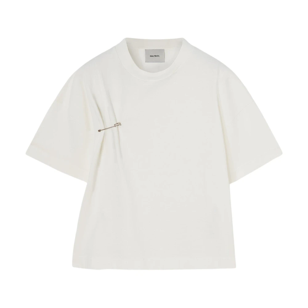 Halfboy - Tops > T-Shirts - White - Halfboy - Modalova