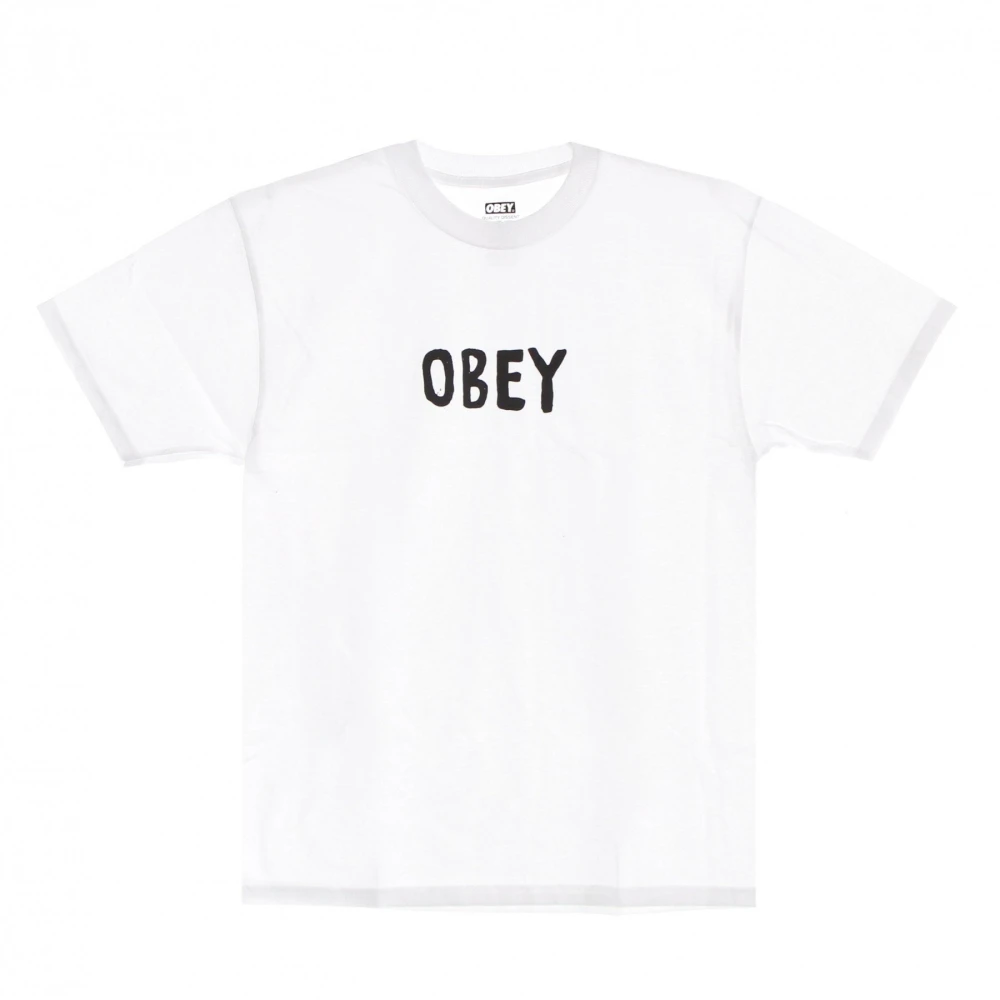 Obey Klassieke Tee Streetwear Collectie White Heren
