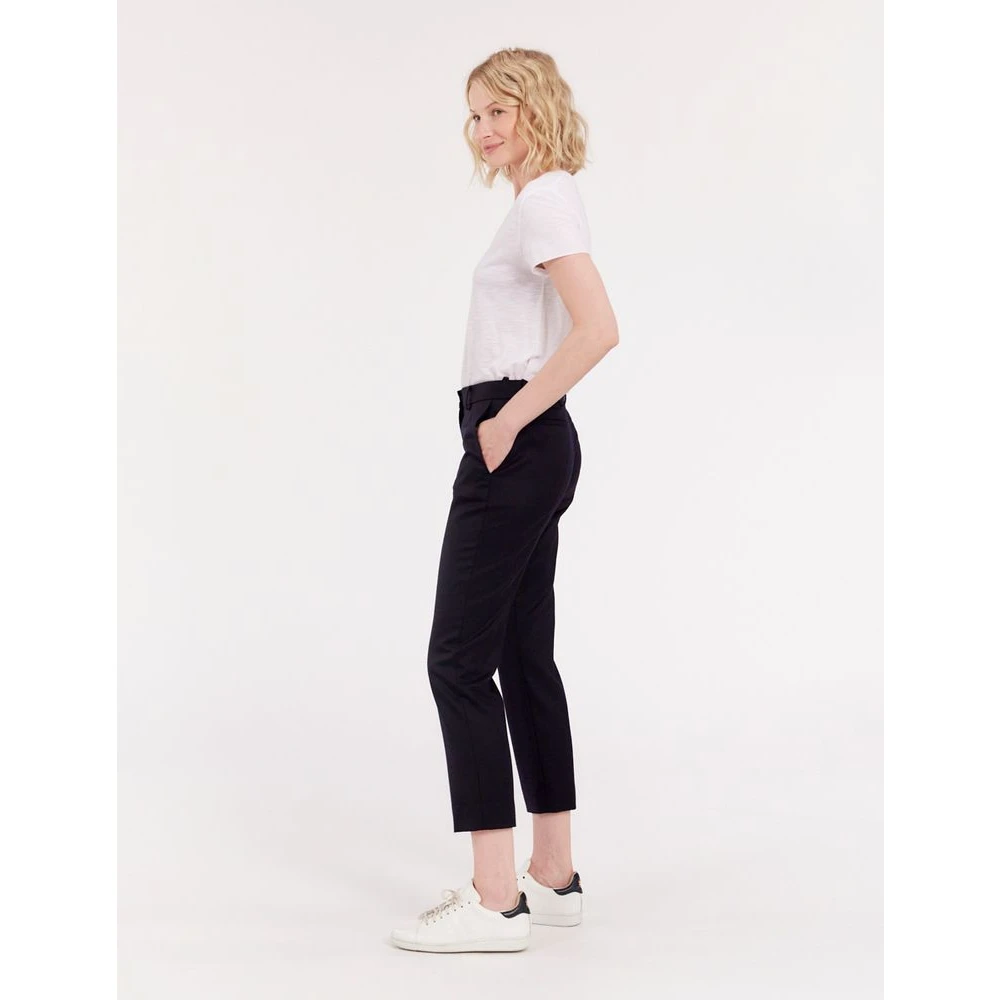 Ines De La Fressange Paris Audrey middernachtblauwe broek Blue Dames