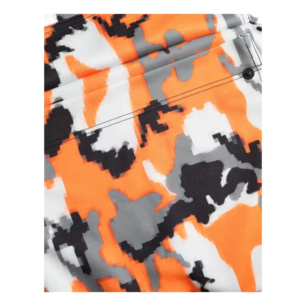 Dolce & Gabbana Camouflage Crew Neck Sweater Multicolor Heren