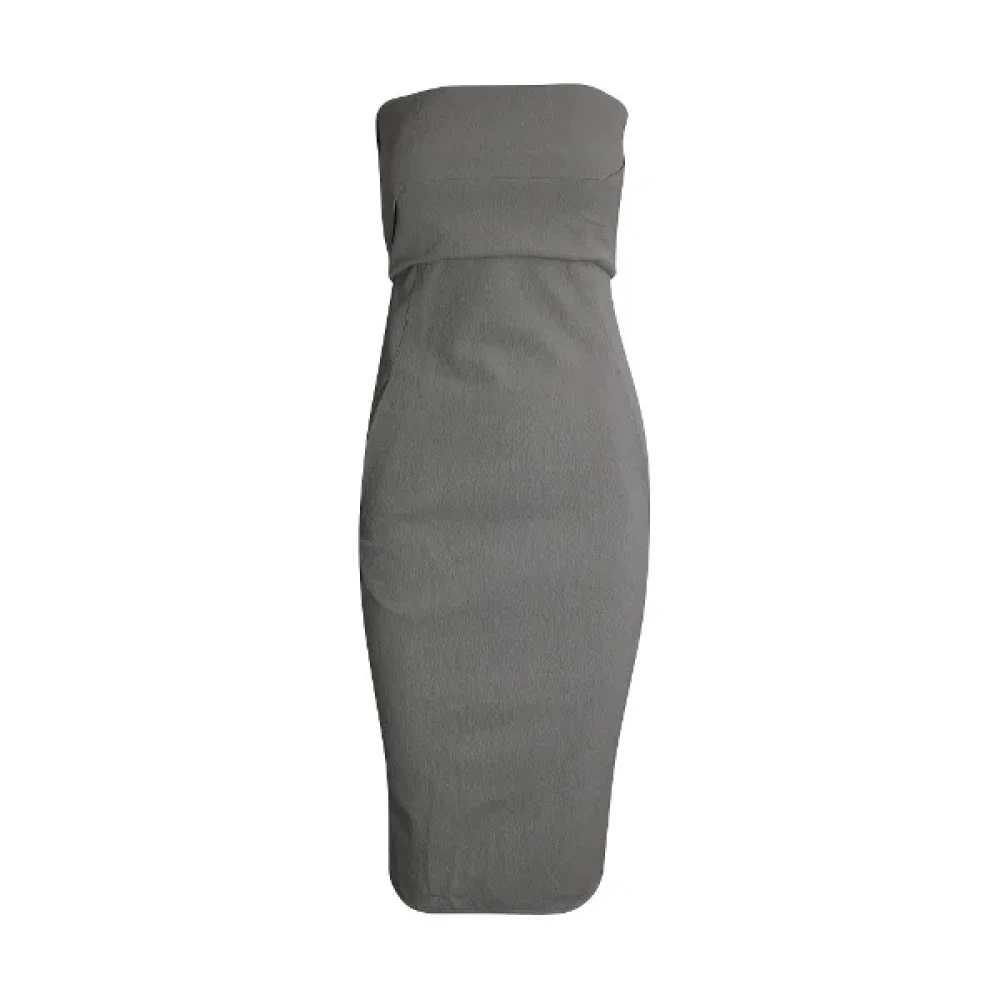 Rick Owens Pre-owned Cotton dresses Gray Dames