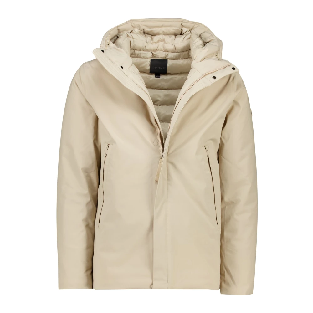 Elvine Beige Winterjas Beige Heren