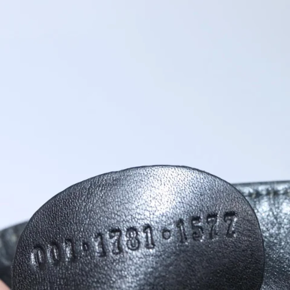 Gucci Vintage Pre-owned Leather gucci-bags Black Dames