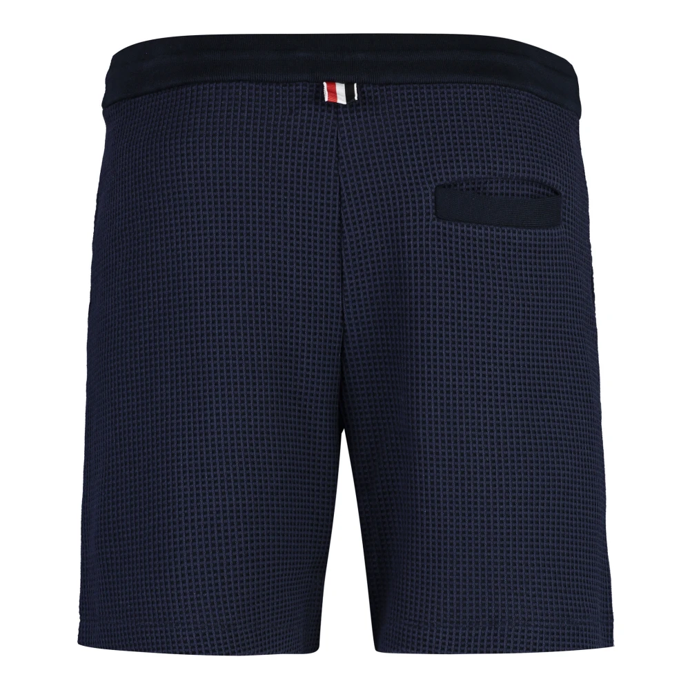 Thom Browne Katoenen Bermuda Shorts Blue Heren